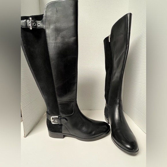 Marc Fisher Shoes - Black Knee-High Leather Boots